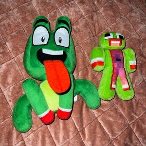Lot of Two Unspeakable Gaming Plushies